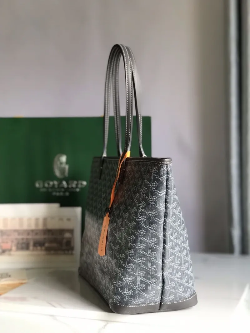 Alternative view of Goyard Gray Shopping Tote Bag 459