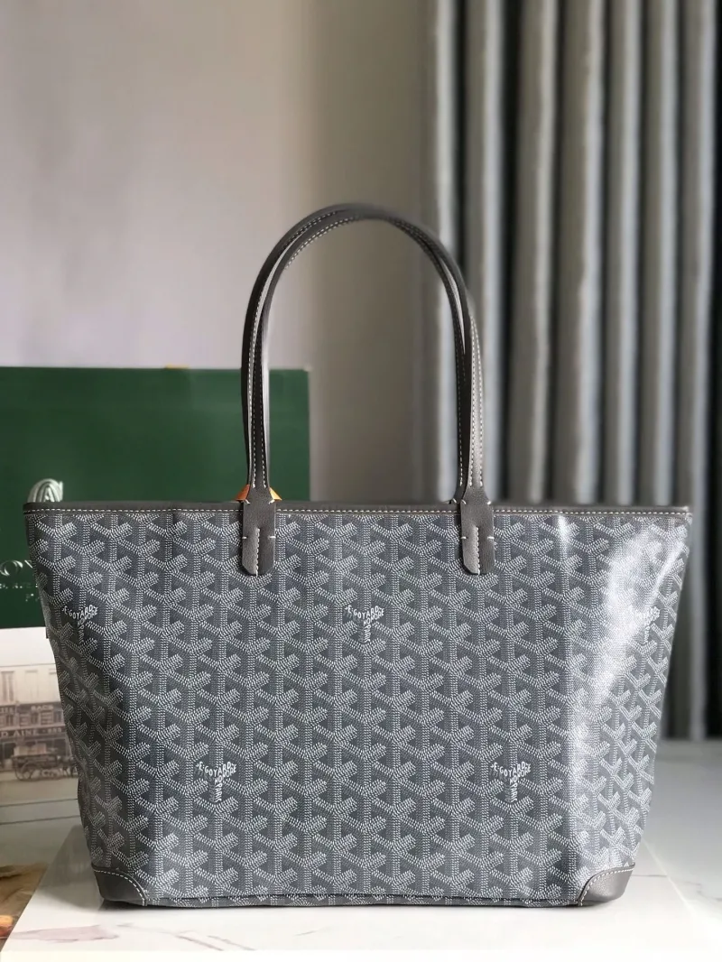 Goyard Gray Shopping Tote Bag 459 - Image 3