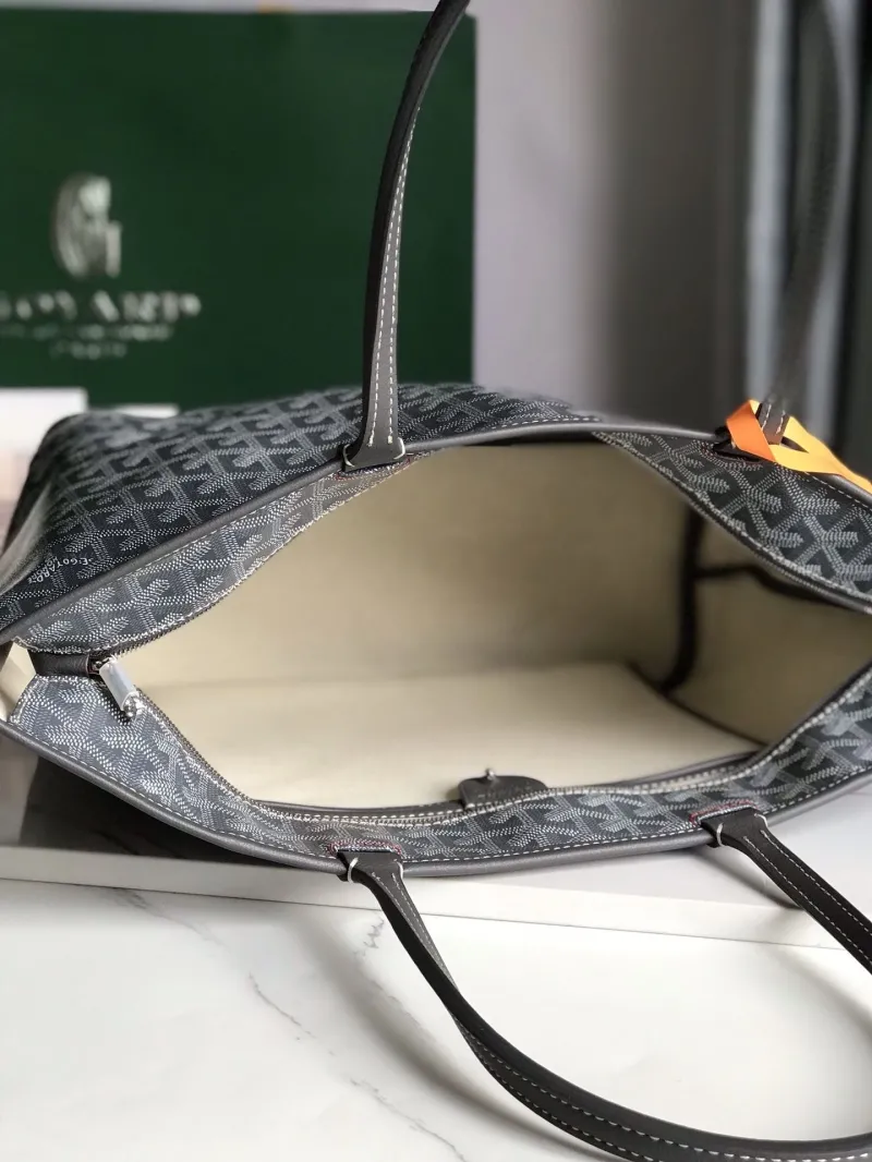 Goyard Gray Shopping Tote Bag 459 - Image 8