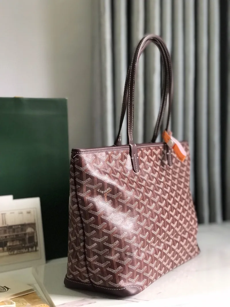 Alternative view of Goyard Brown Tote Bag 463