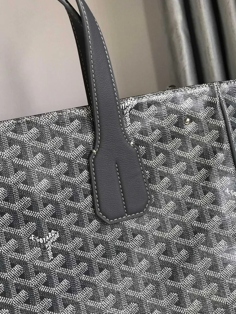 Goyard Gray Tote Bag Model 465 - Image 7