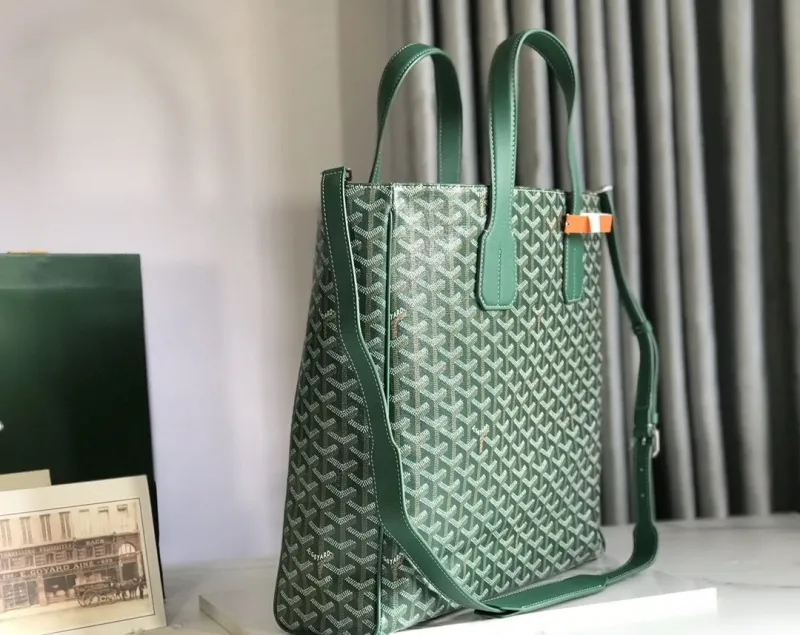 Alternative view of Goyard Green Shopping Tote Bag 467