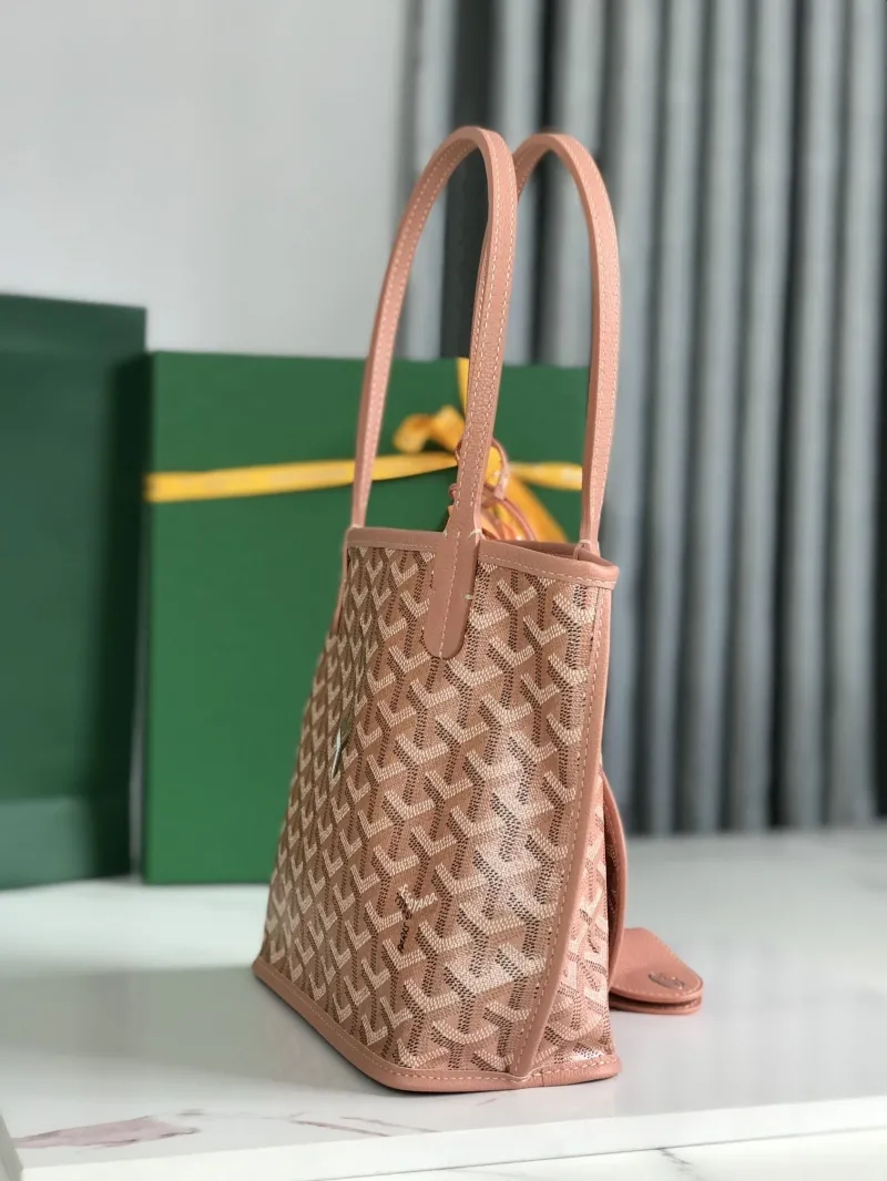 Goyard Pink Mini Shopping Tote Bag 469 - Image 4