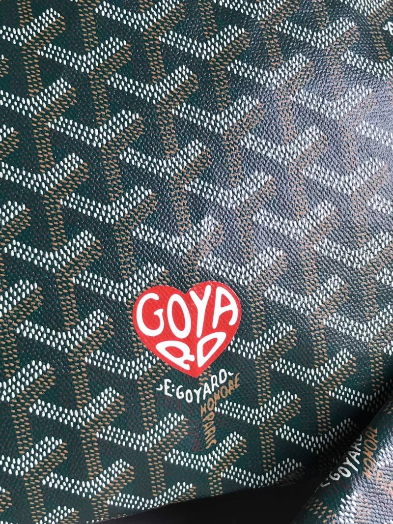 Goyard Green Hobo Shoulder Bag with Pouch - Image 6