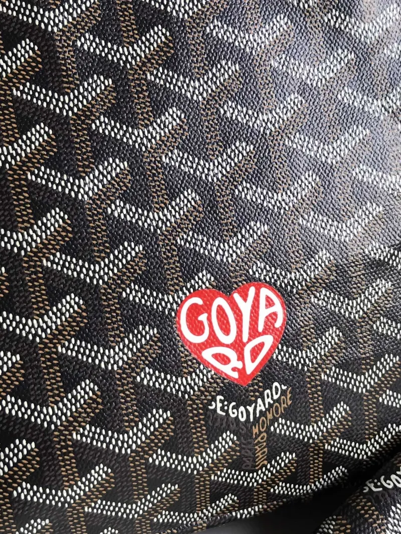 Goyard Black Hobo Shoulder Bag 475 with Pouch - Image 6