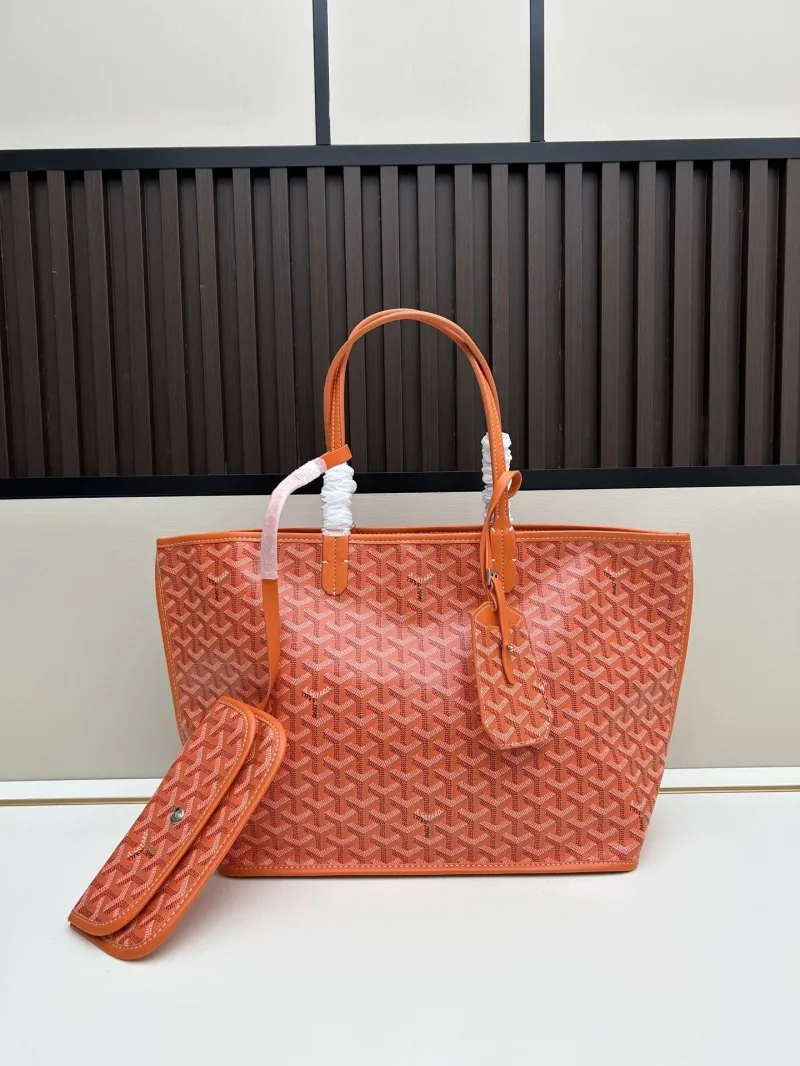 Goyard Orange Shopping Tote Bag 486