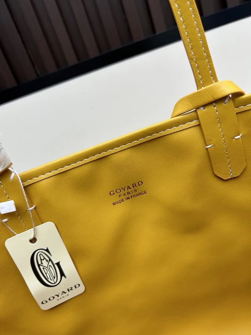 Goyard Yellow Shopping Tote Bag 489 with Pouch - Image 7