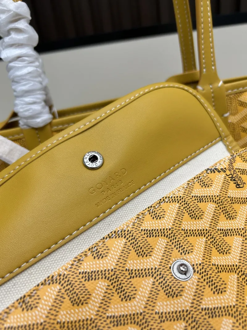 Goyard Yellow Shopping Tote Bag 489 with Pouch - Image 8