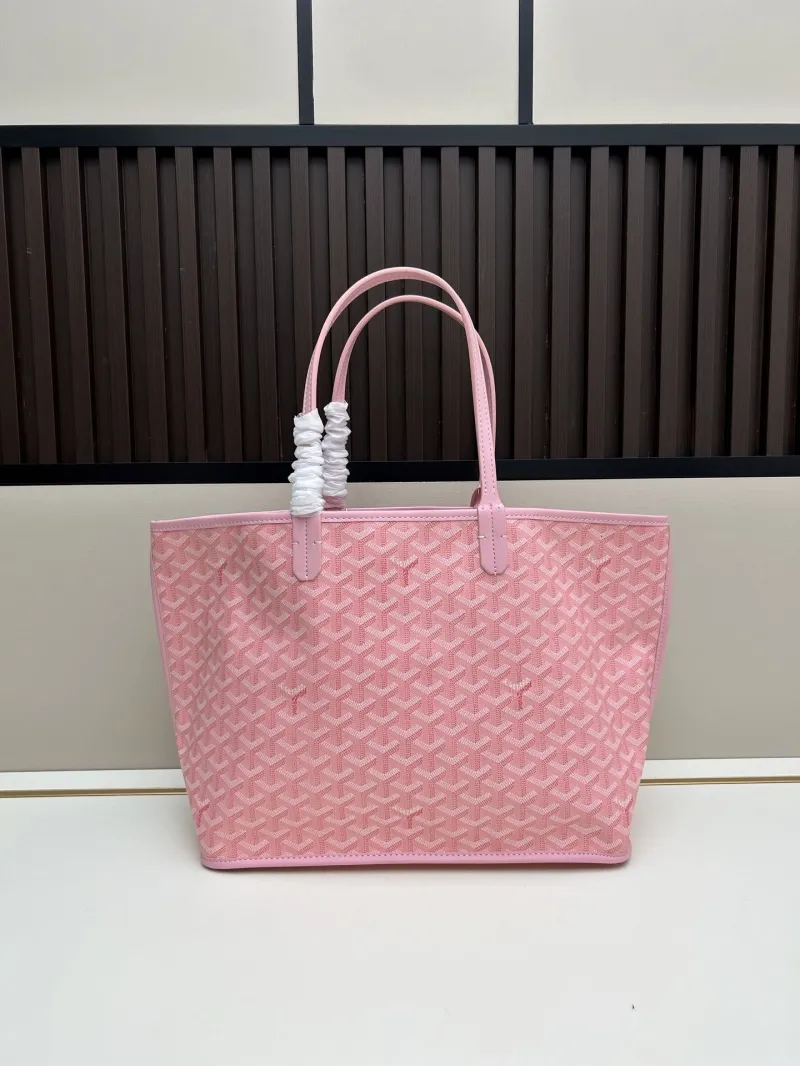 Goyard Pink Tote Bag with Small Pouch - Image 3