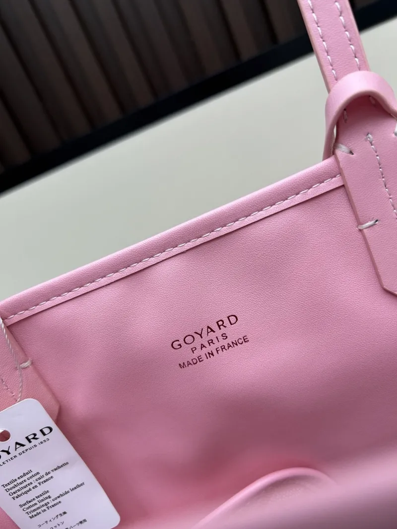 Goyard Pink Tote Bag with Small Pouch - Image 6