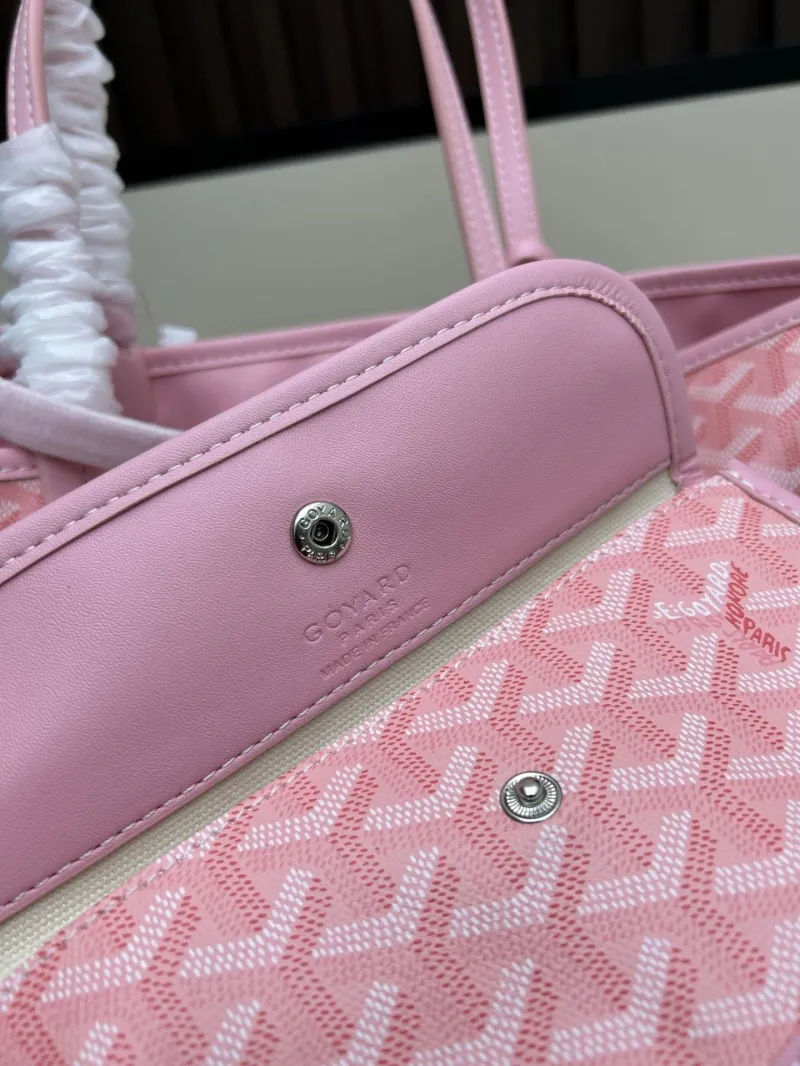 Goyard Pink Tote Bag with Small Pouch - Image 8