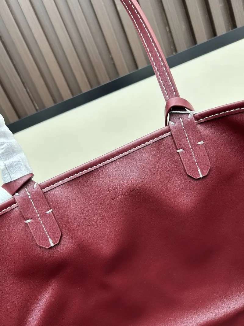 Goyard Burgundy Tote Bag 492 - Image 6