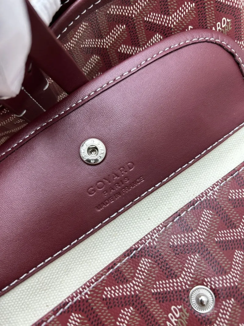 Goyard Burgundy Tote Bag 492 - Image 8