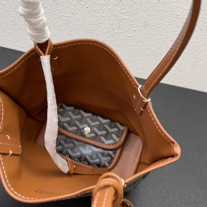 Goyard French Bulldog Print Tote Bag 20cm - Image 8