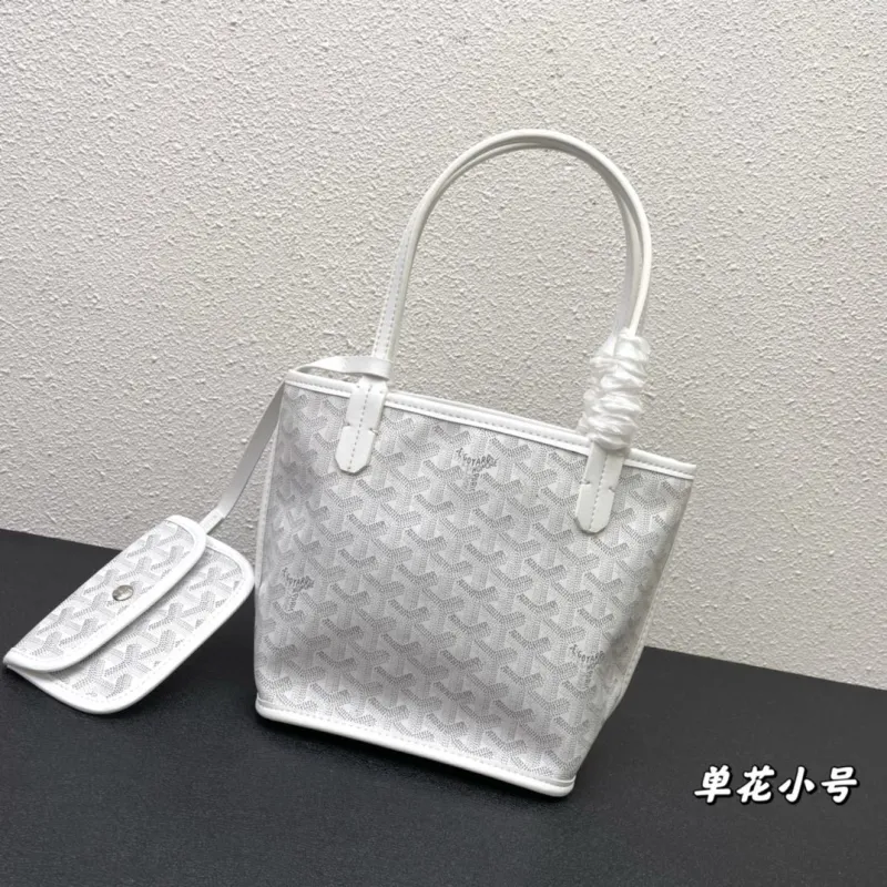 Goyard White Small Tote Bag 503