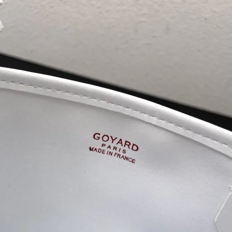 Goyard White Small Tote Bag 503 - Image 9