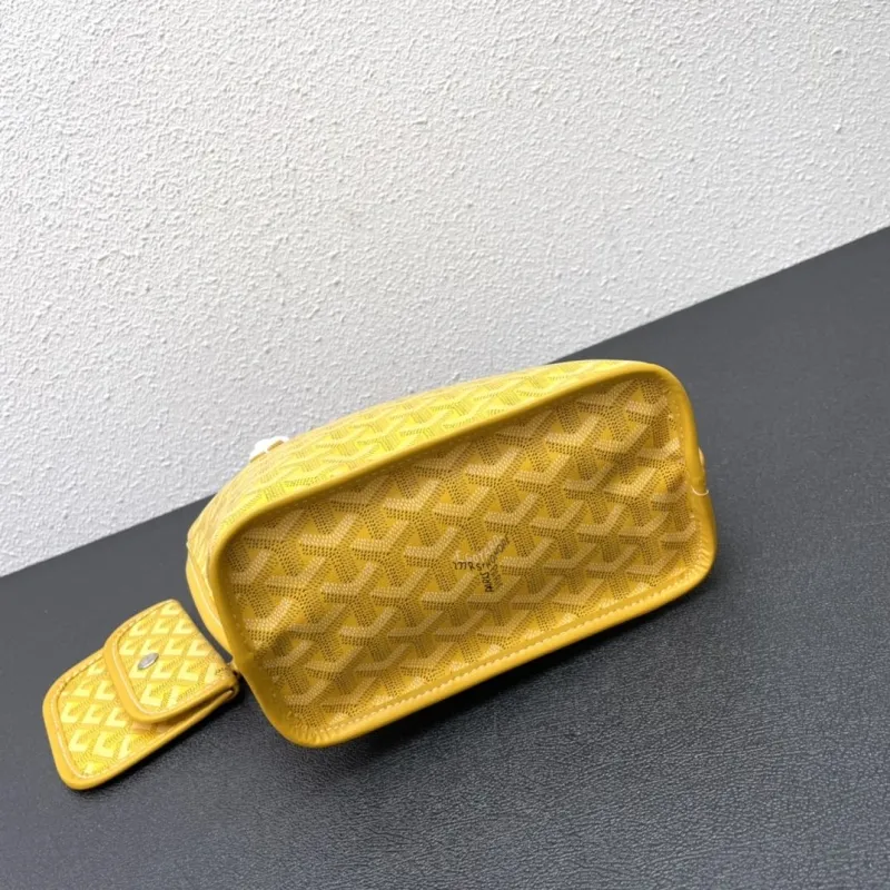 Goyard Yellow Small Tote Bag with Pouch - Image 6
