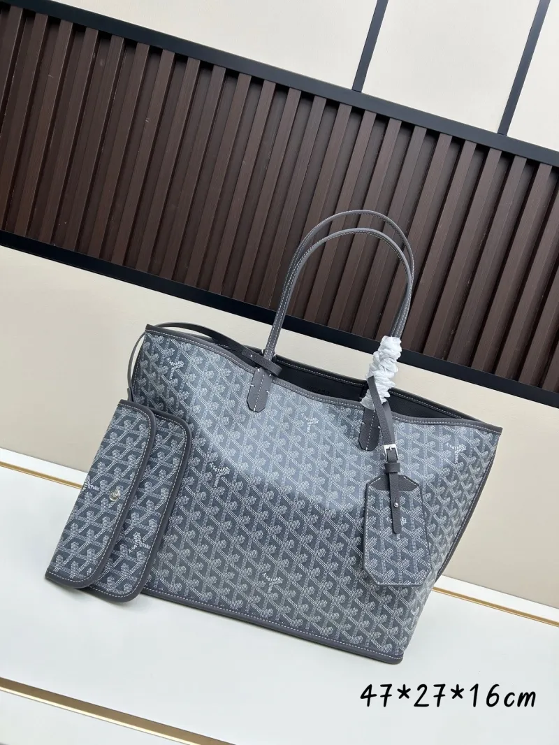 Goyard Gray Shopping Tote Bag 537 47x27x16cm