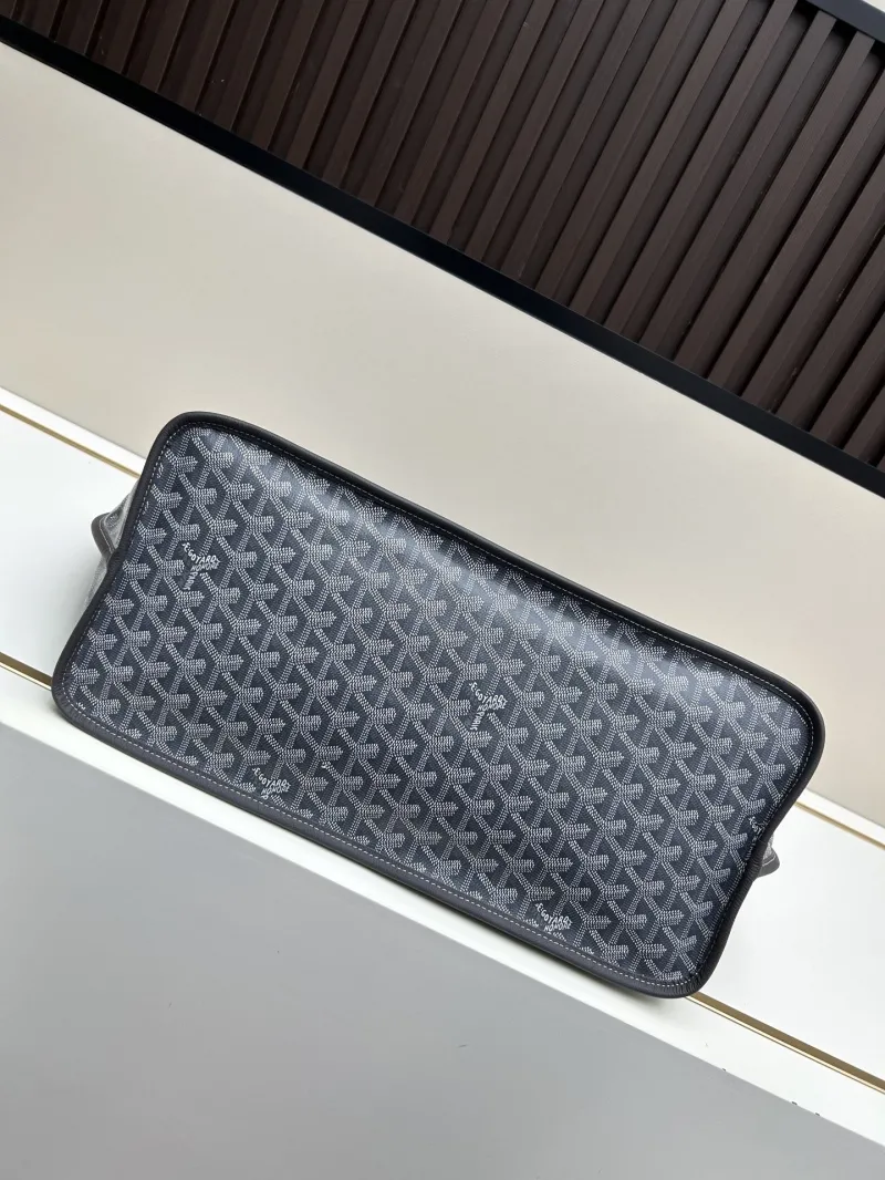 Goyard Gray Tote Shopping Bag with Pouch SKU 540 - Image 4