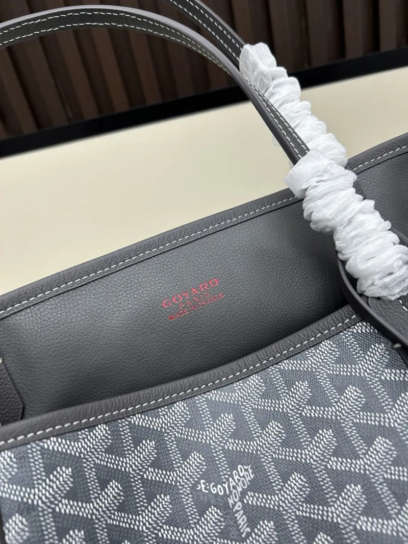 Goyard Gray Tote Shopping Bag with Pouch SKU 540 - Image 5