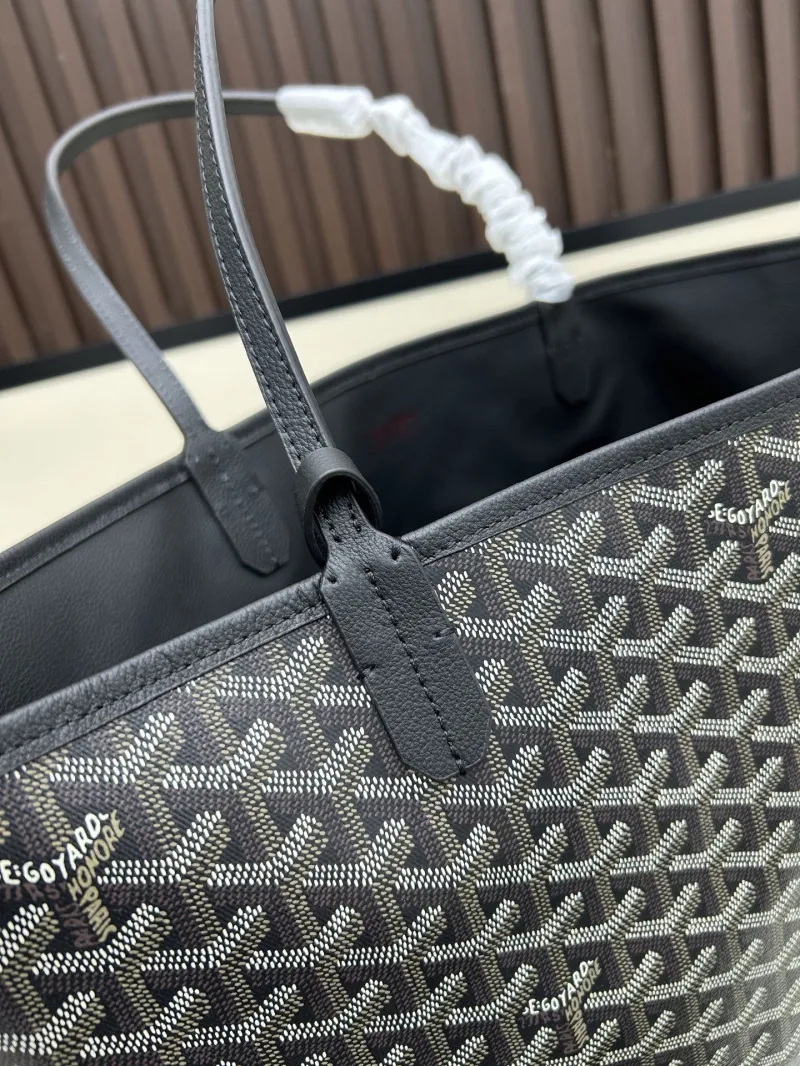 Goyard Dark Gray Tote Bag with Pouch SKU 542 - Image 8