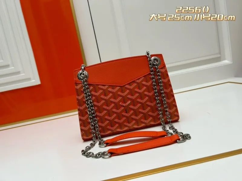 Alternative view of Goyard Orange Chain Shoulder Bag 2256 25cm 20cm