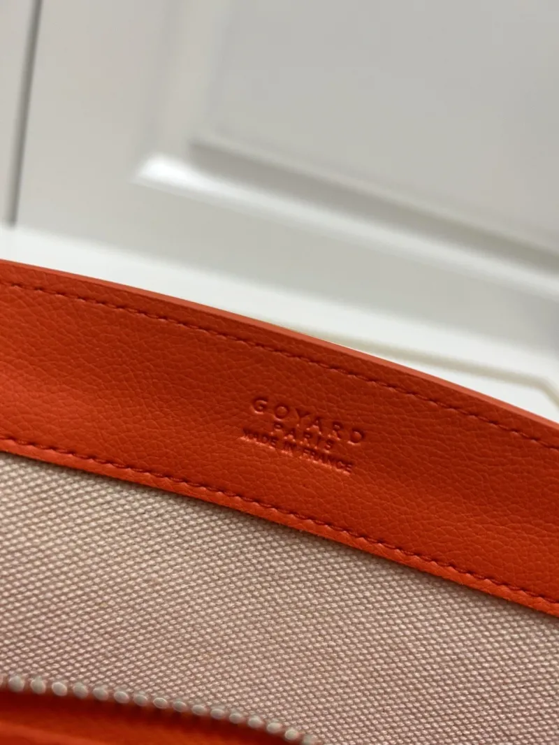 Goyard Orange Chain Shoulder Bag 2256 25cm 20cm - Image 8
