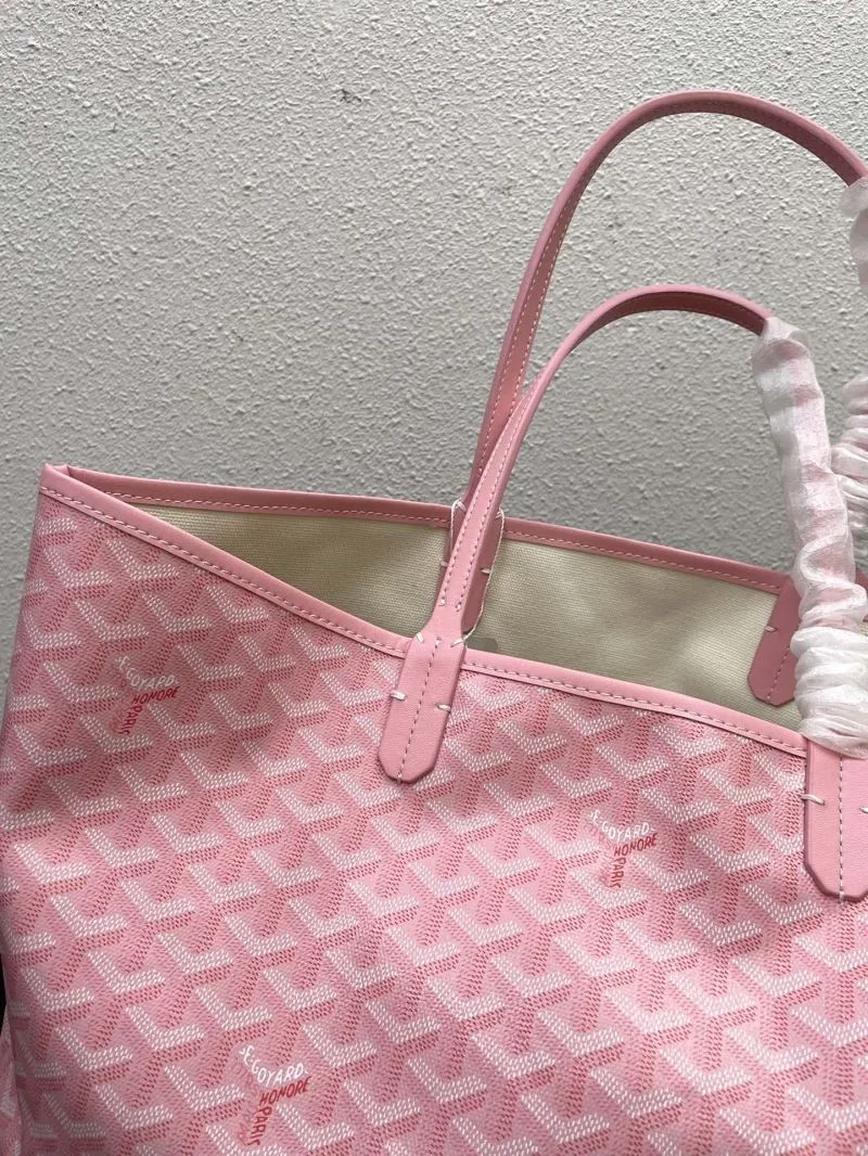 Goyard Pink Tote Bag 558 Medium Large with Pouch - Image 6