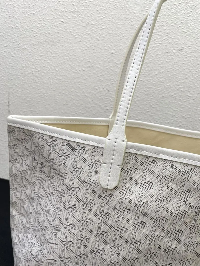 Goyard White Tote Bag with Pouch Size 47cm 55cm SKU 559 - Image 5