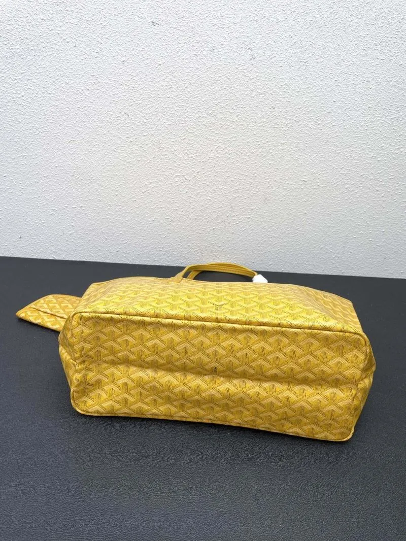 Goyard Yellow Shopping Tote Bag With Pouch Medium Large Sizes - Image 7