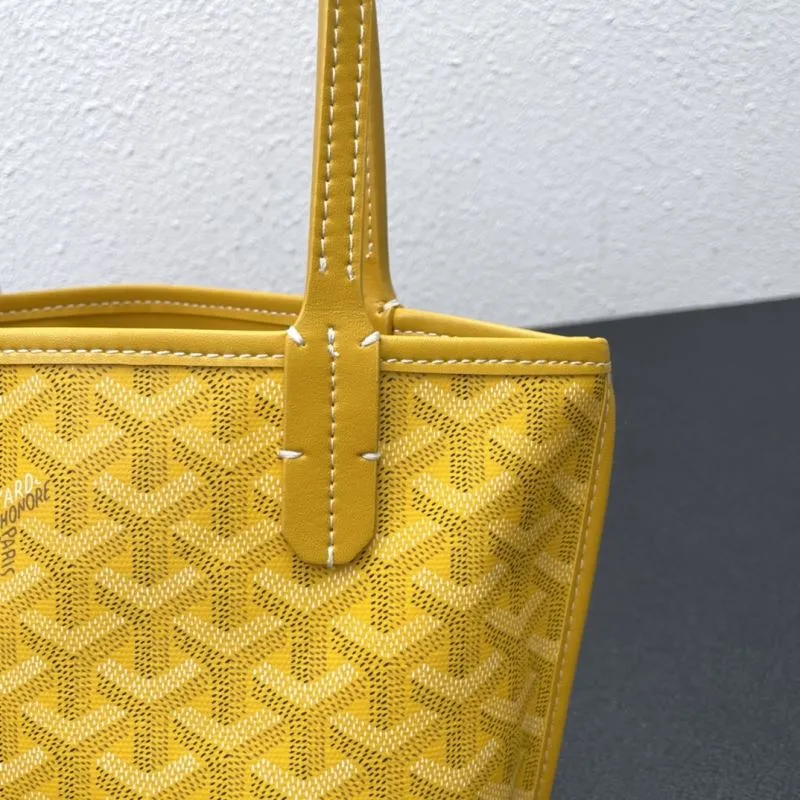 Goyard Yellow Small Shopping Tote Bag 581 - Image 4