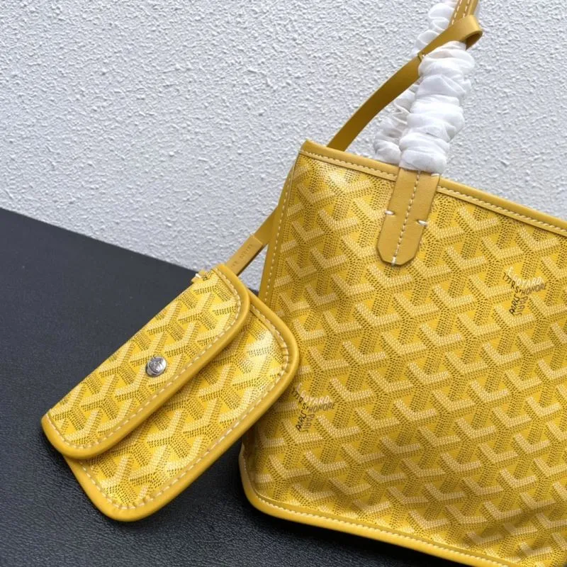 Goyard Yellow Small Shopping Tote Bag 581 - Image 5