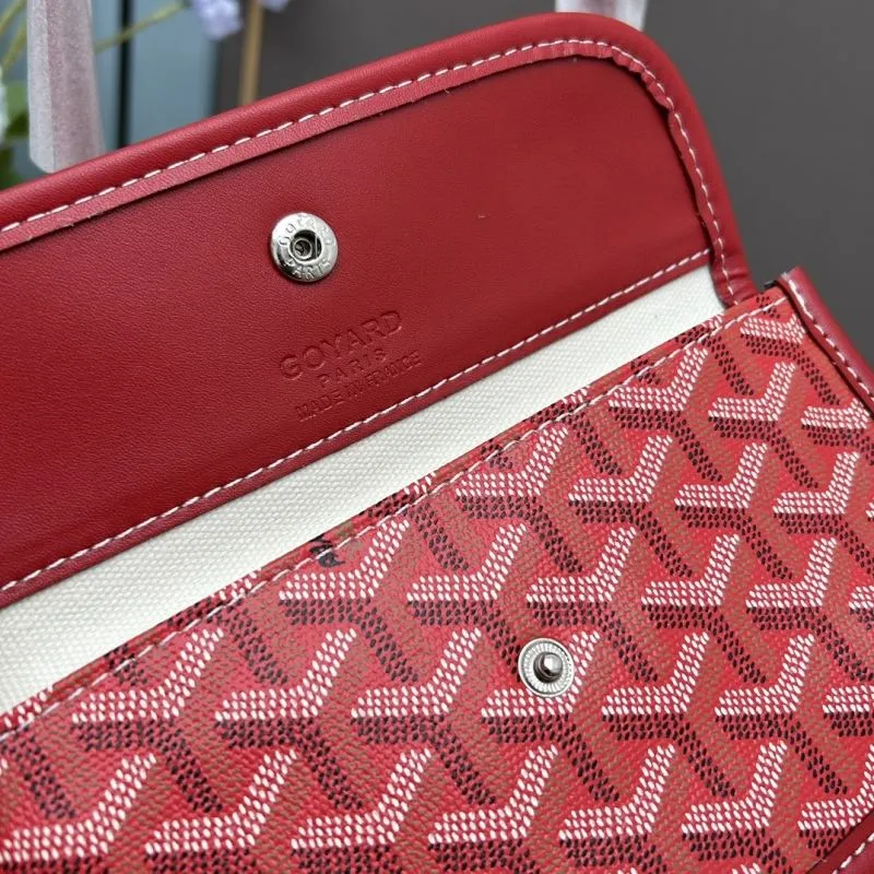 Goyard Red Medium Tote Bag with Pouch - Image 8