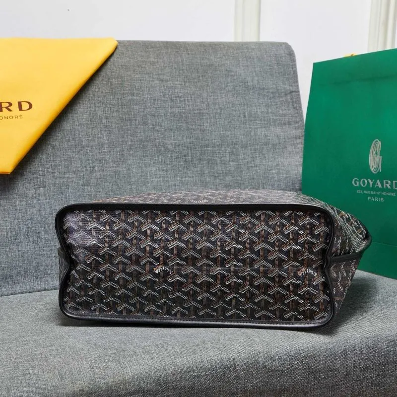 Goyard Black Reversible Tote Bag with Pouch - Image 5