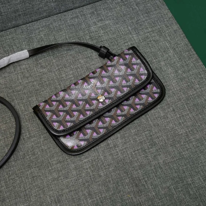 Goyard Purple Black Shopping Tote Bag With Pouch - Image 6