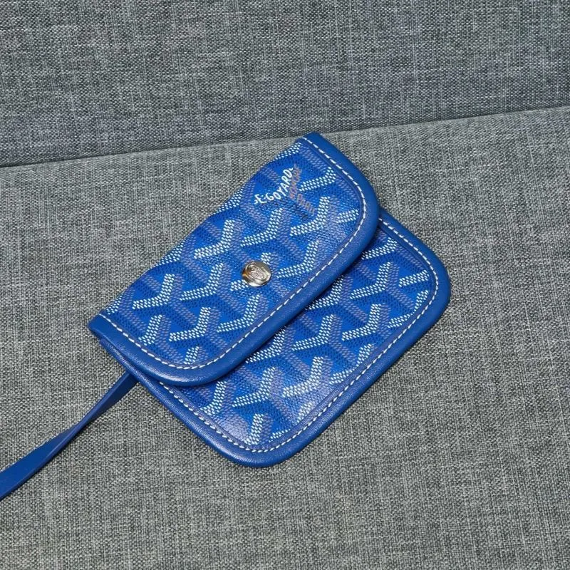 Goyard Blue Reversible Tote Bag with Pouch - Image 6