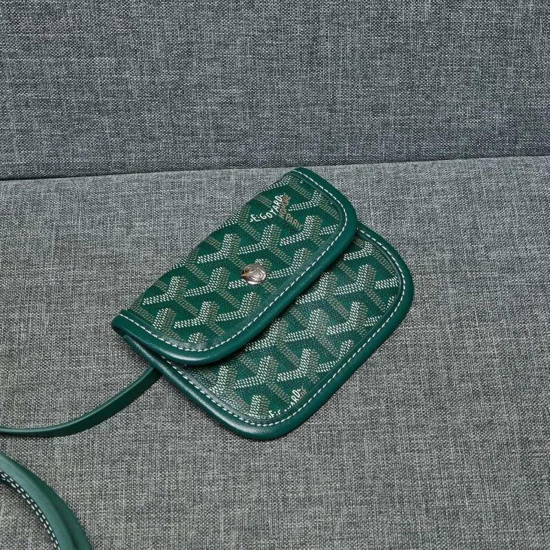 Goyard Green Tote Bag with Pouch 633 - Image 6