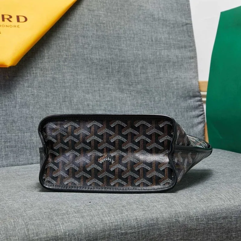 Goyard Black Tote Bag with Small Pouch - Image 5