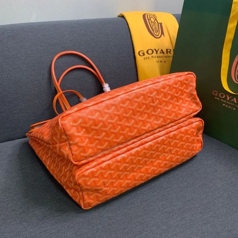 Goyard Orange Tote Bag 643 - Image 3