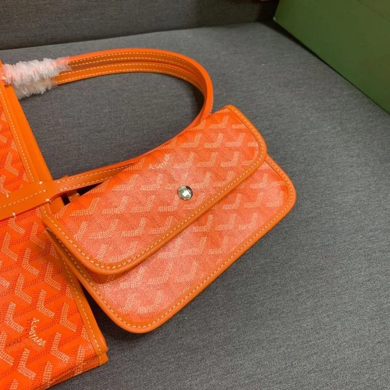 Goyard Orange Tote Bag 643 - Image 7