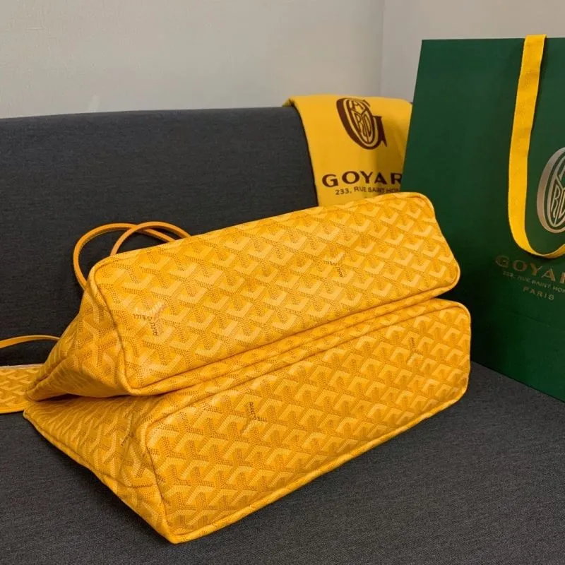 Goyard Yellow Tote Bag 646 - Image 3