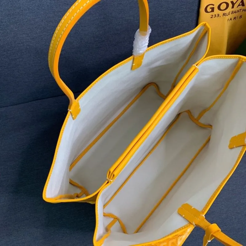 Goyard Yellow Tote Bag 646 - Image 4
