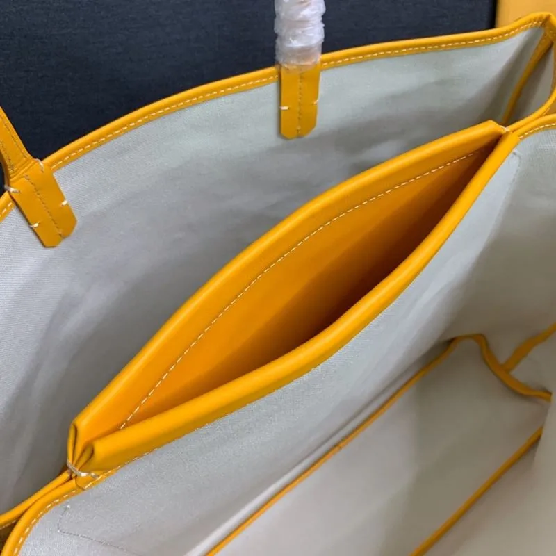 Goyard Yellow Tote Bag 646 - Image 5