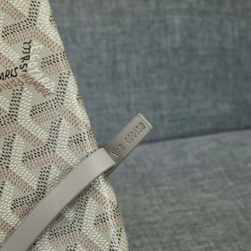 Goyard Gray Shopping Tote Bag with Pouch 651 - Image 8
