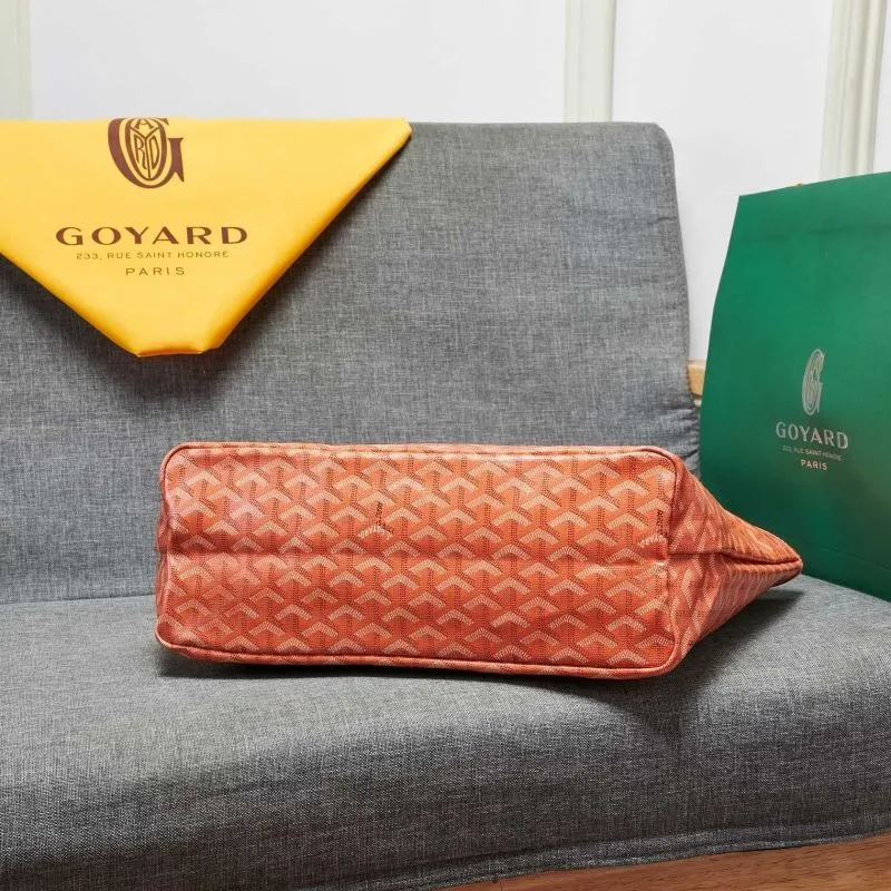 Goyard Orange Tote Shopping Bag 656 - Image 5