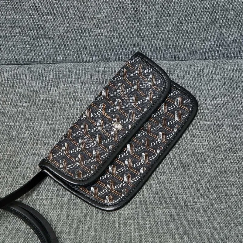 Goyard Black Shopping Tote Bag with Pouch SKU 657 - Image 6