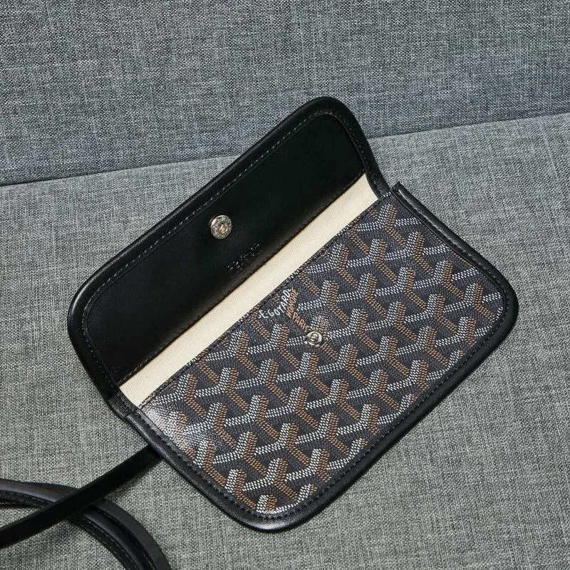 Goyard Black Shopping Tote Bag with Pouch SKU 657 - Image 7