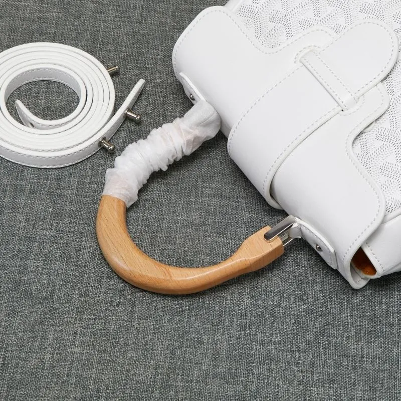 Goyard White Top Handle Crossbody Bag - Image 5