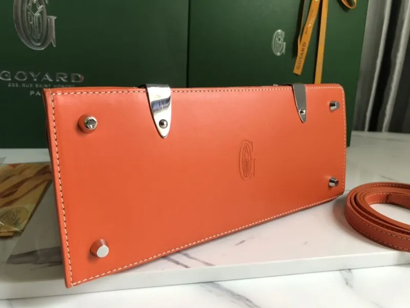 Goyard Orange Top Handle Crossbody Bag - Image 3