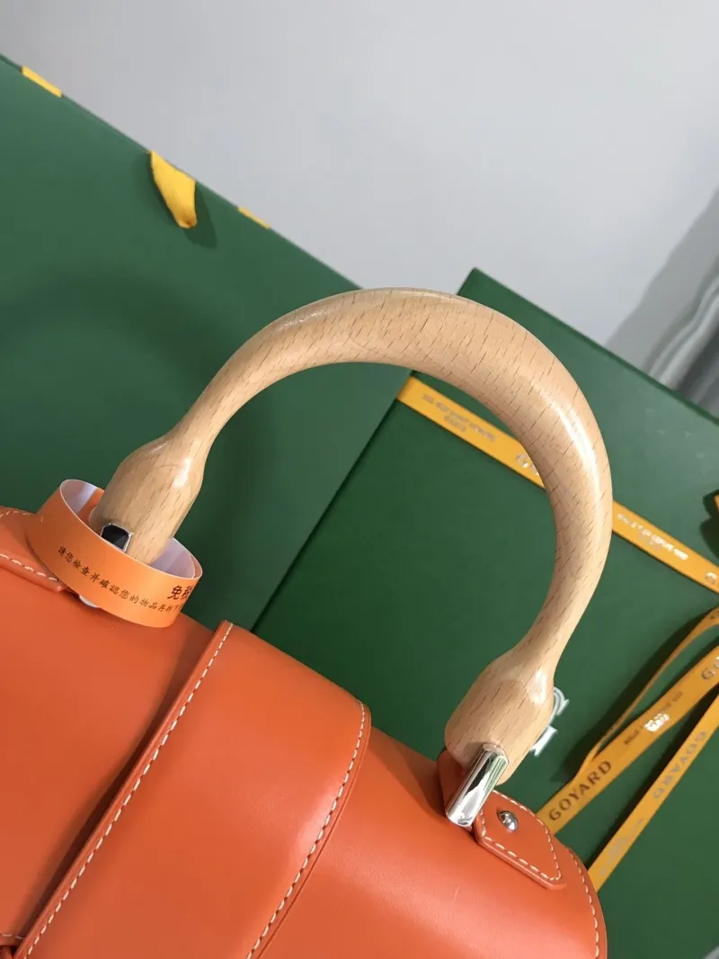 Goyard Orange Top Handle Crossbody Bag - Image 7